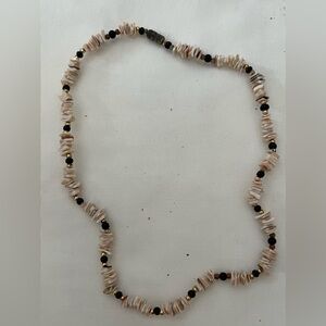 Vintage puka bead necklace